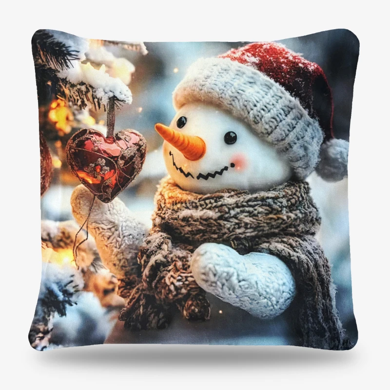 Poszewka Świąteczna 45x45 Welurowa M019