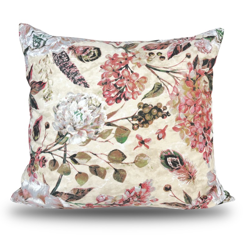 Pościel Bawełniana 160x200 Kwiaty T1045