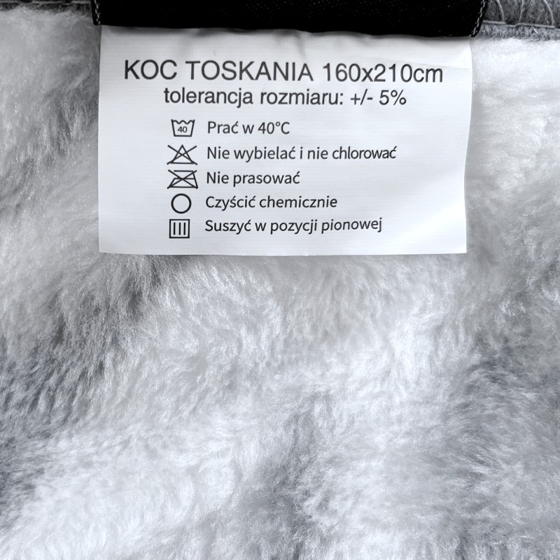 Koc Akrylowy Toskania 160x210 w Walizce T012