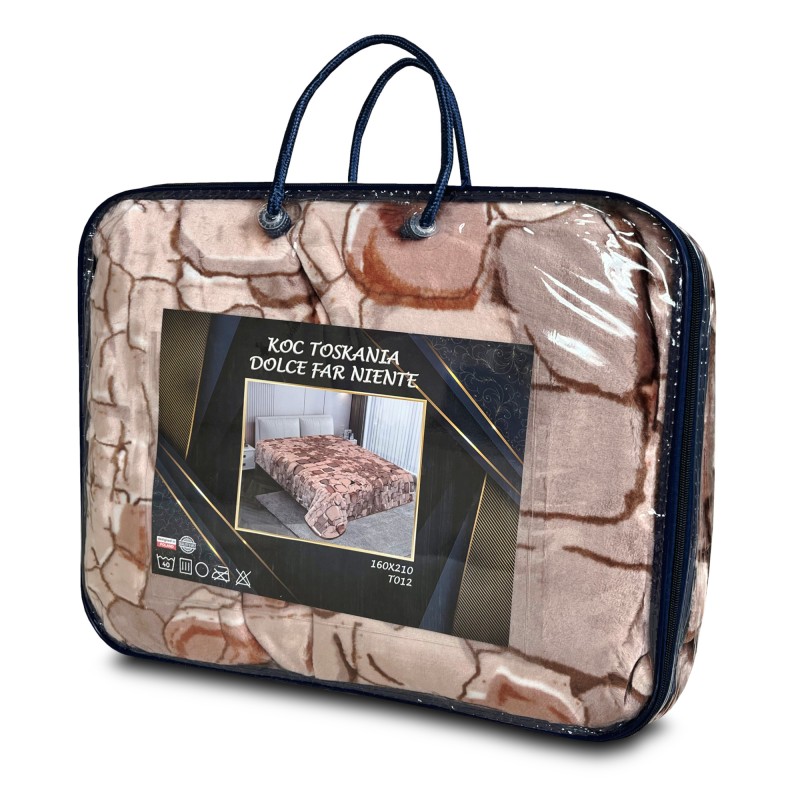 Koc Akrylowy Toskania 160x210 w Walizce T012