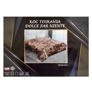 Koc Akrylowy Toskania 160x210 w Walizce T012