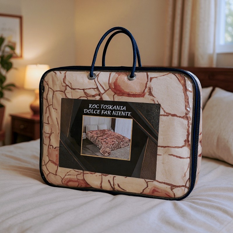 Koc Akrylowy Toskania 160x210 w Walizce T012