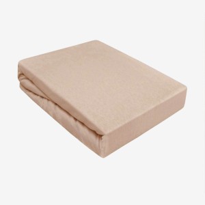 Prześcieradło Jersey Comfort z Gumką 120x200 Beżowe