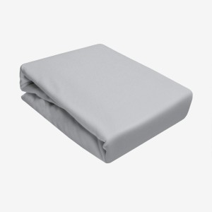Prześcieradło Jersey Comfort z Gumką 120x200 Jasnoszare