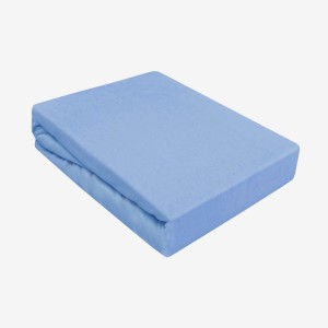 Prześcieradło Jersey Comfort z Gumką 220x200 Niebieskie