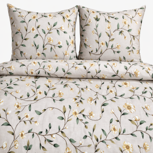 Pościel Bawełniana 180x200 Wiosenna Gałązka T2013