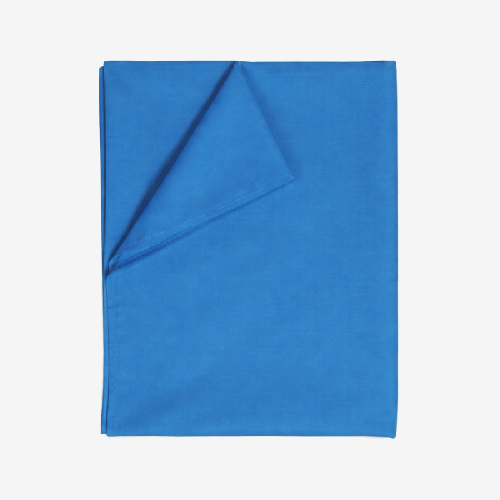 Prześcieradło Bawełniane Bez Gumki 160x220 Turkusowe