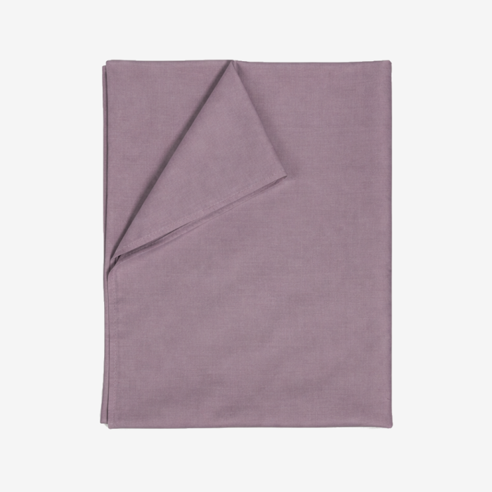 Prześcieradło Bawełniane Bez Gumki 160x220 Brudny Róż