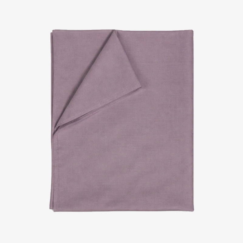 Prześcieradło Bawełniane Bez Gumki 160x220 Brudny Róż