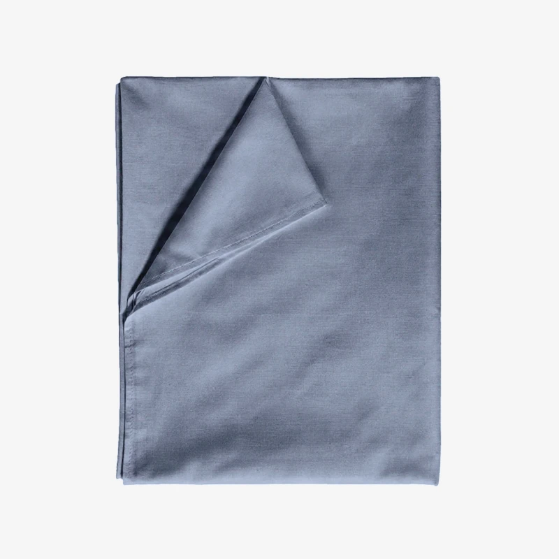 Prześcieradło Bawełniane Bez Gumki 180x220 Ciemnoszare
