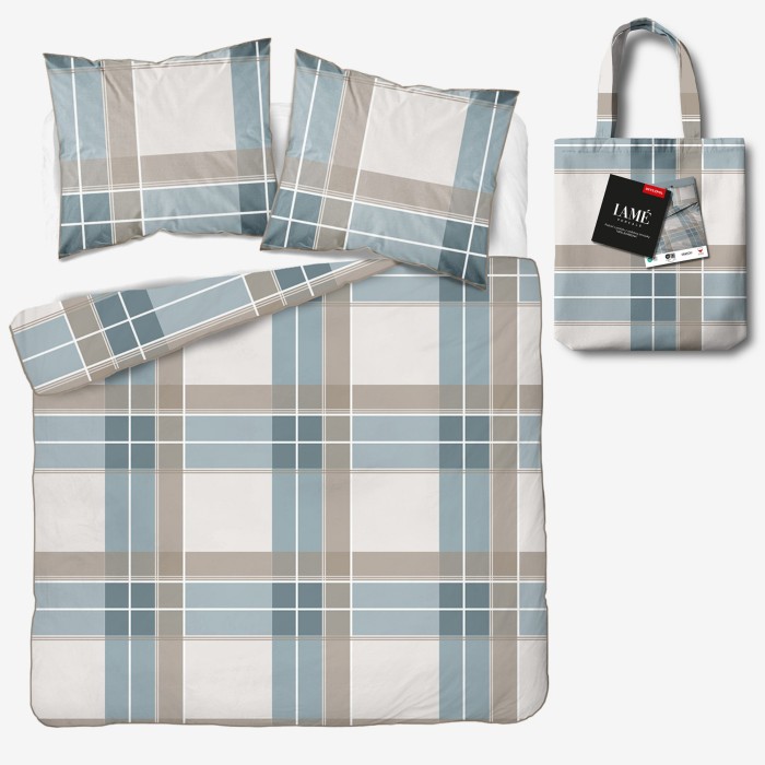 Pościel z Perkalu Bawełniana 160x200 + Torba 5903B