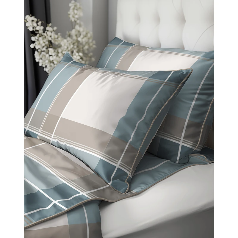 Pościel z Perkalu Bawełniana 160x200 + Torba 5903B