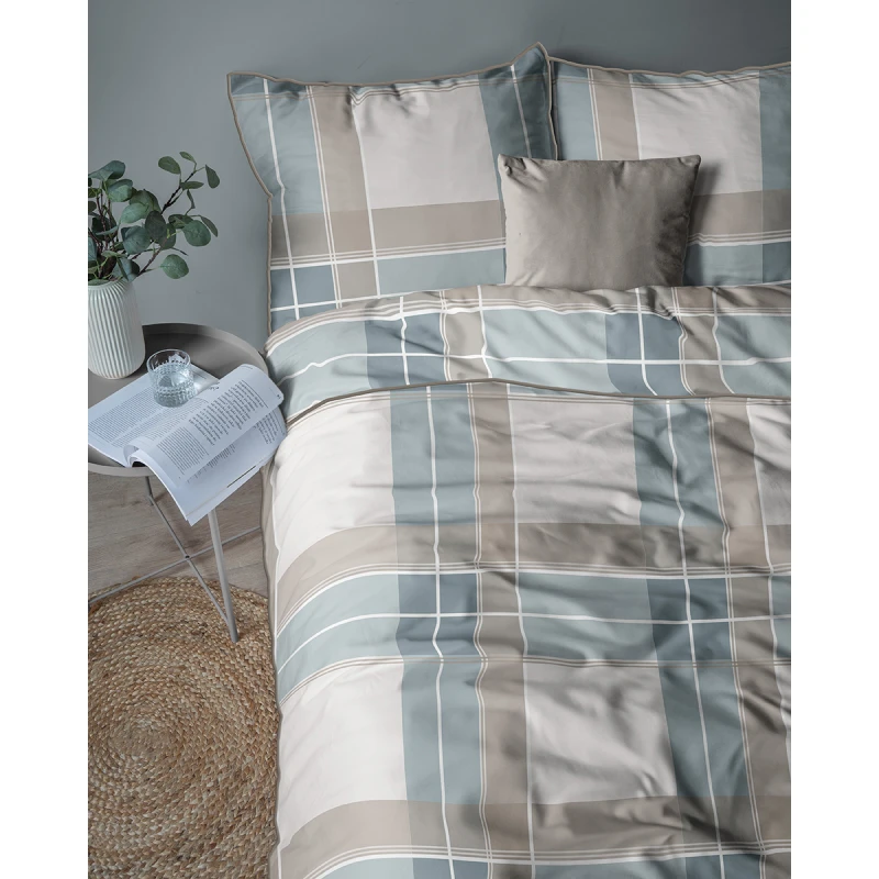 Pościel z Perkalu Bawełniana 220x200 + Torba 5903B