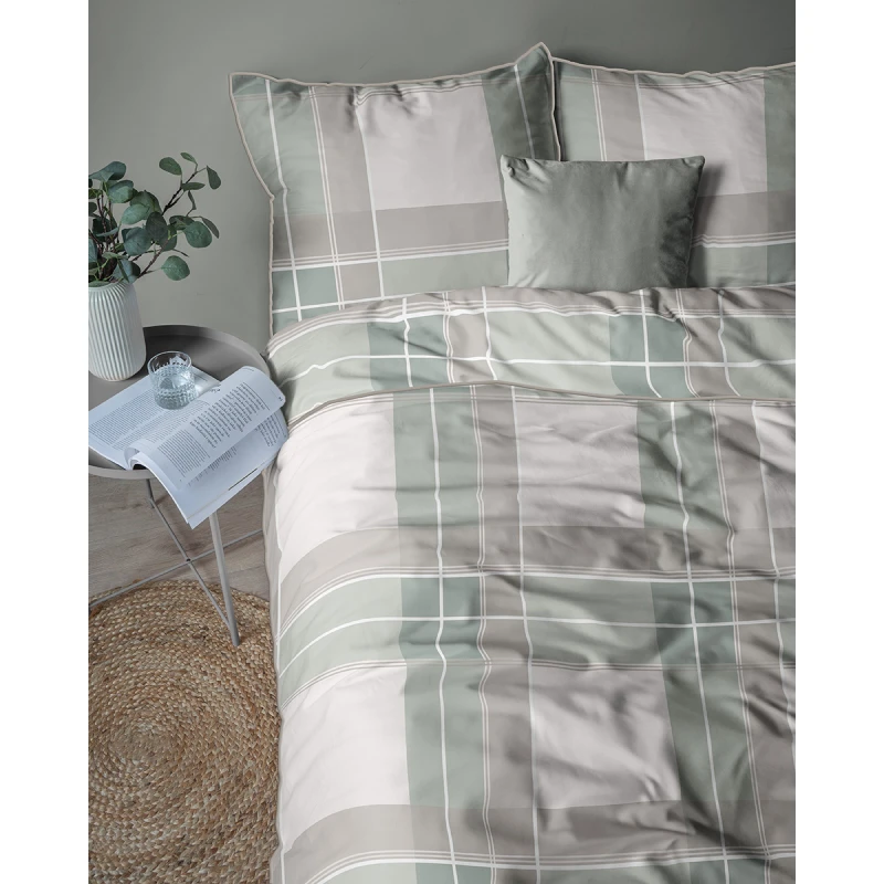 Pościel z Perkalu Bawełniana 220x200 + Torba 5903A