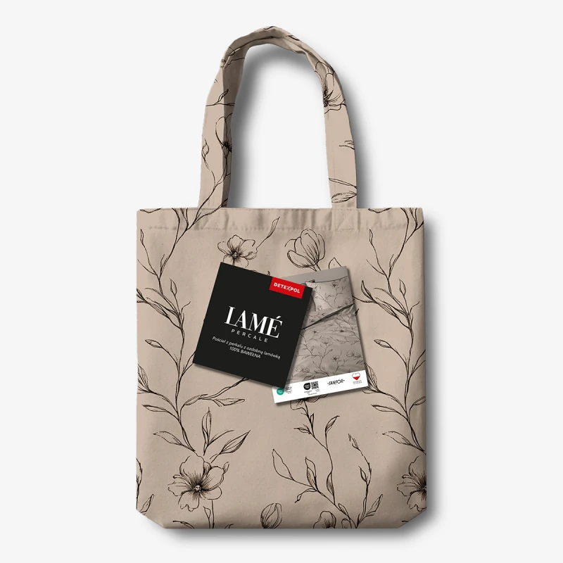 Pościel z Perkalu Bawełniana 160x200 + Torba 5902B