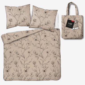 Pościel z Perkalu Bawełniana 220x200 + Torba 5902B