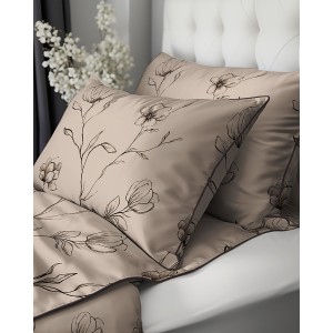 Pościel z Perkalu Bawełniana 220x200 + Torba 5902B