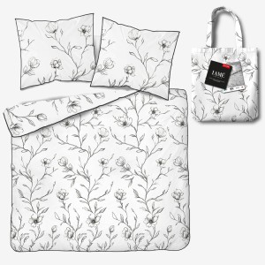 Pościel z Perkalu Bawełniana 160x200 + Torba 5902A