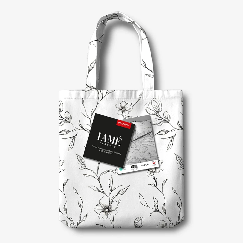 Pościel z Perkalu Bawełniana 220x200 + Torba 5902A