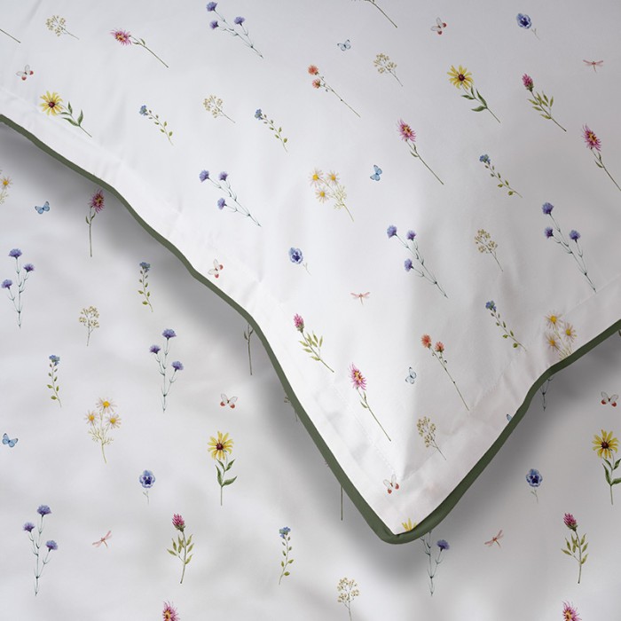 Pościel z Perkalu Bawełniana 220x200 + Torba 5901A