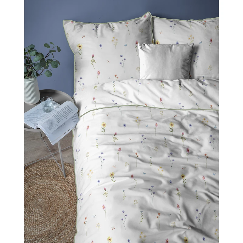 Pościel z Perkalu Bawełniana 220x200 + Torba 5901A