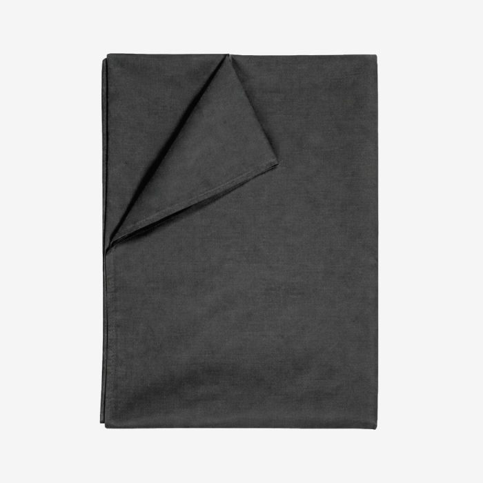 Prześcieradło Bawełniane Bez Gumki 160x220 Czarne