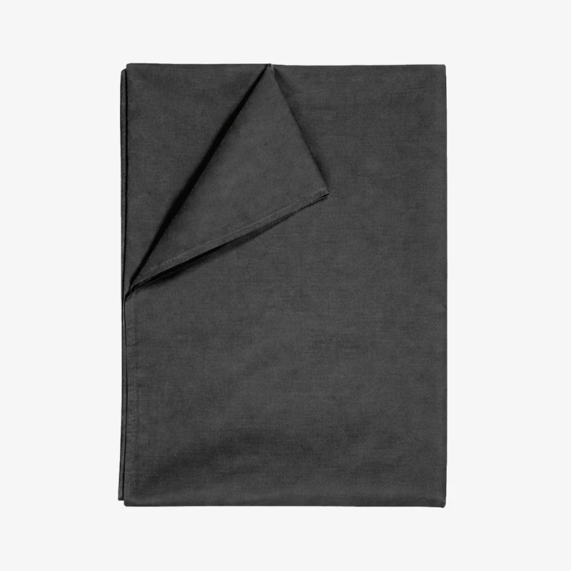 Prześcieradło Bawełniane Bez Gumki 180x220 Czarne