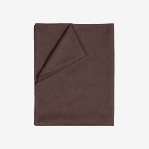 Prześcieradło Bawełniane Bez Gumki 160x220 Brązowe