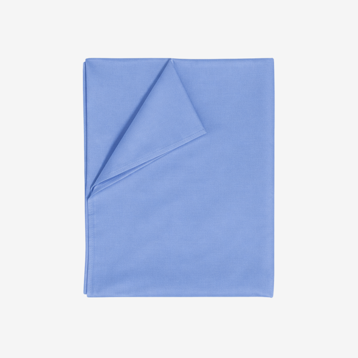 Prześcieradło Bawełniane Bez Gumki 180x220 Niebieskie