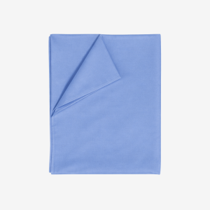 Prześcieradło Bawełniane Bez Gumki 200x220 Niebieskie