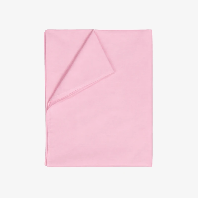 Prześcieradło Bawełniane Bez Gumki 200x220 Jasny Róż