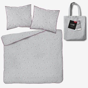 Pościel z Perkalu Bawełniana 160x200 + Torba 5897B