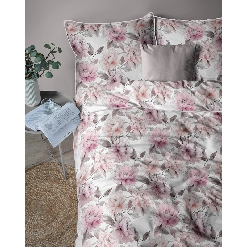 Pościel z Perkalu Bawełniana 220x200 + Torba 5894A