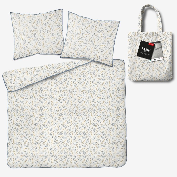 Pościel z Perkalu Bawełniana 220x200 + Torba 5895A