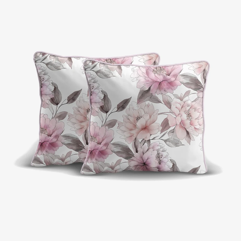 Komplet Poszewek z Perkalu 40x40 Bawełniana 5894A 2szt.