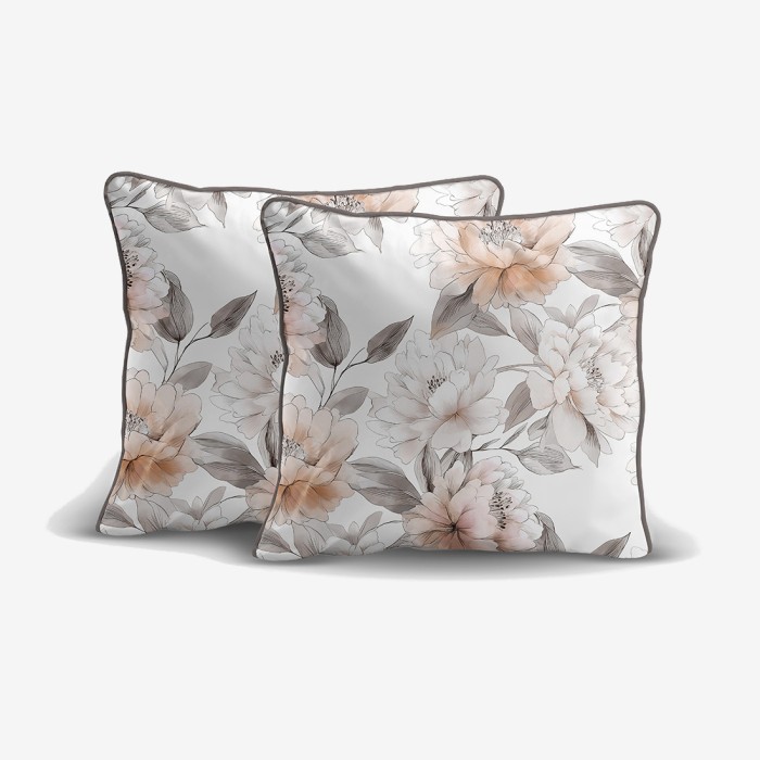 Komplet Poszewek z Perkalu 40x40 Bawełniana 5894B 2szt.