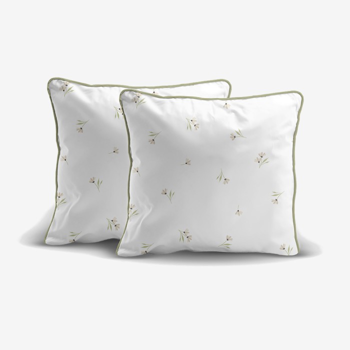 Komplet Poszewek z Perkalu 40x40 Bawełniana 5897A 2szt.