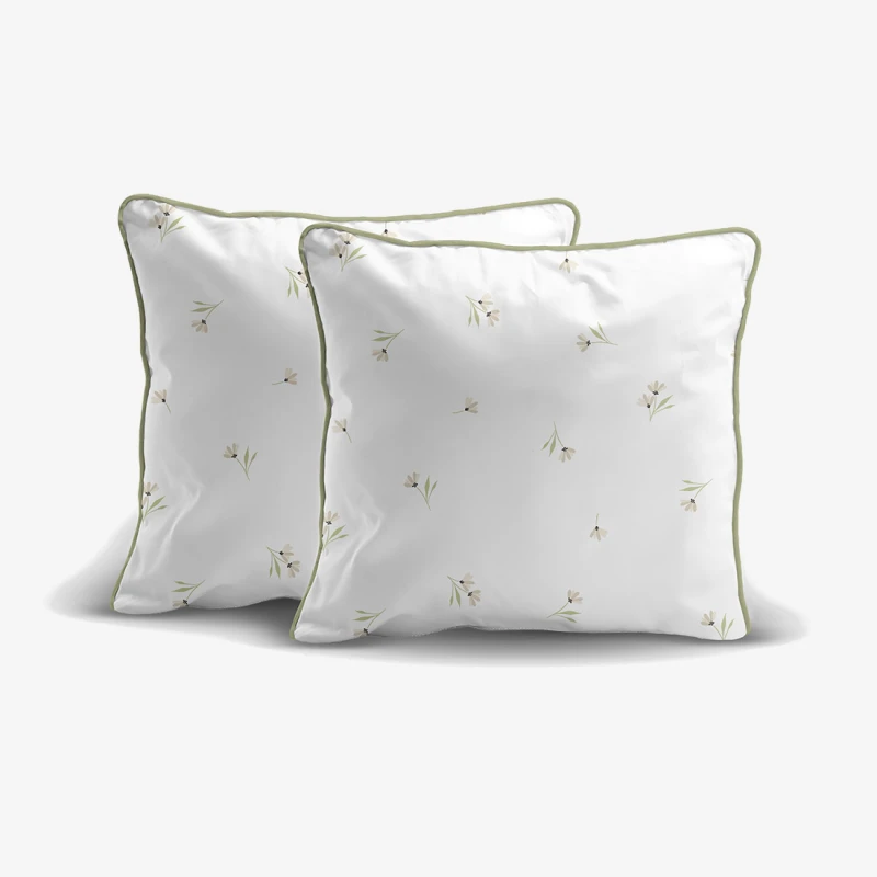 Komplet Poszewek z Perkalu 40x40 Bawełniana 5897A 2szt.