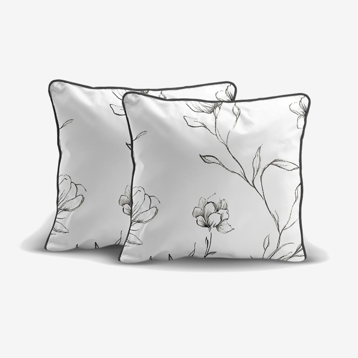 Komplet Poszewek z Perkalu 40x40 Bawełniana 5902A 2szt.