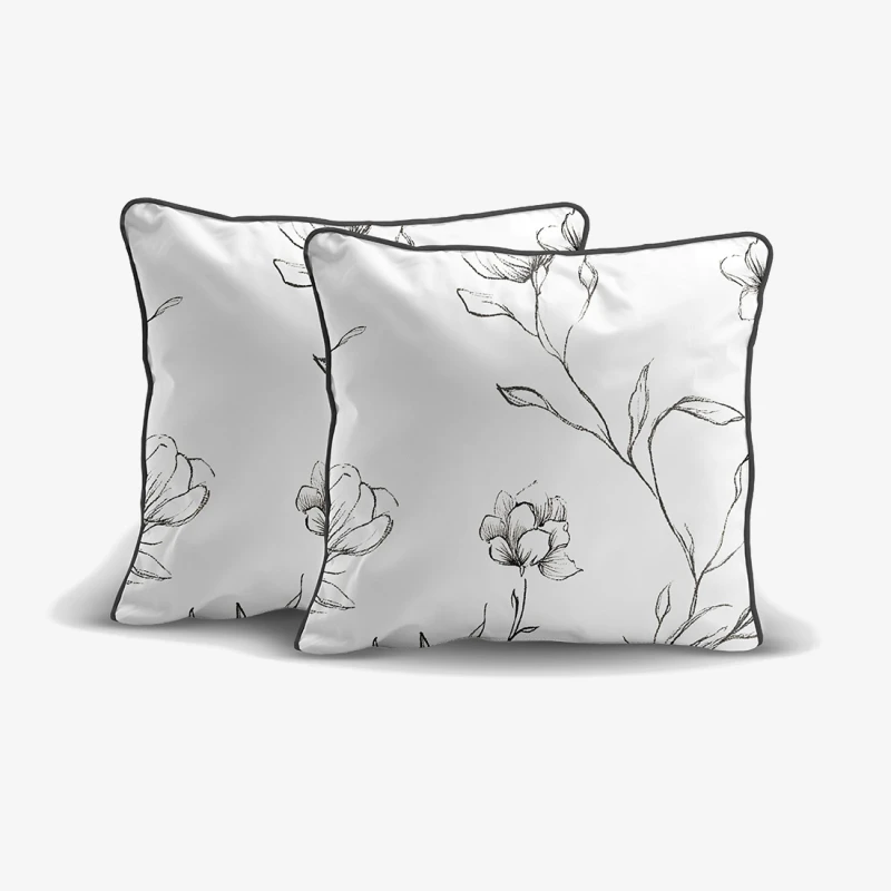 Komplet Poszewek z Perkalu 40x40 Bawełniana 5902A 2szt.