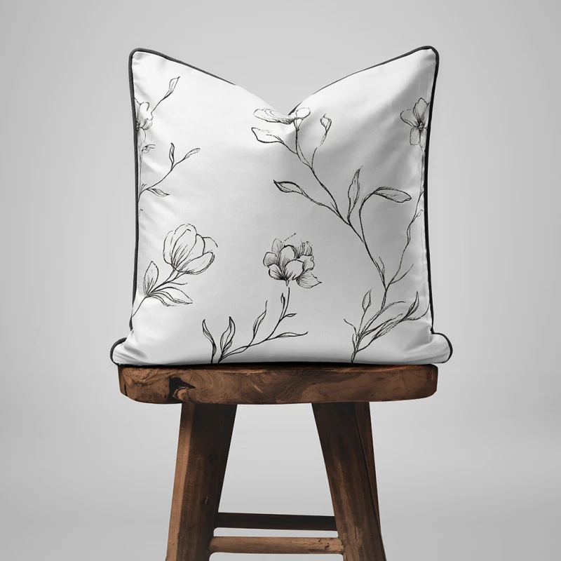 Komplet Poszewek z Perkalu 40x40 Bawełniana 5902A 2szt.