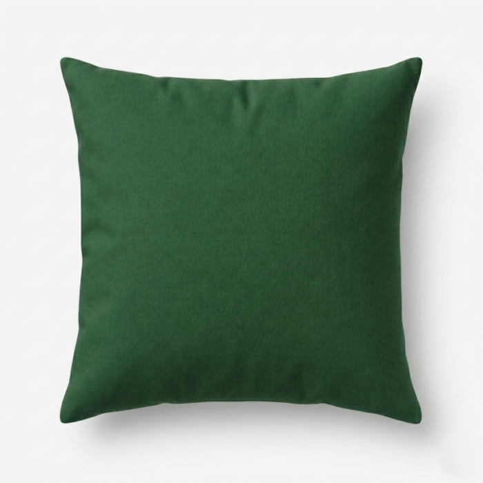 Poszewka Satyna Bawełniana 40x40 Butelkowa Zieleń