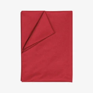 Prześcieradło Bawełniane Bez Gumki 160x220 Czerwone