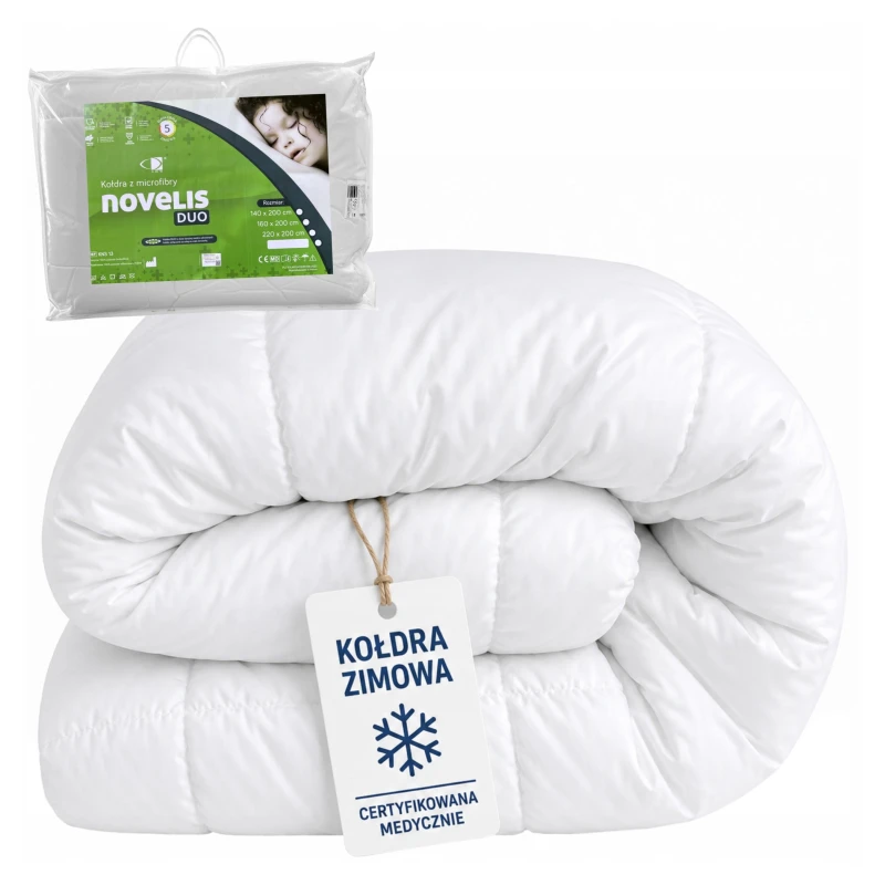 Kołdra Novelis Duo 160x200 Medyczna Antyalergiczna