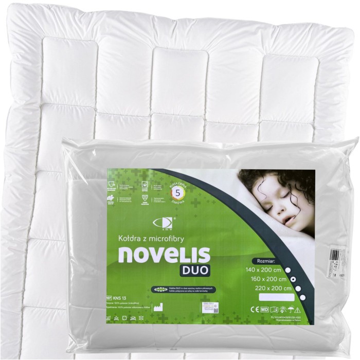 Kołdra Novelis Duo 220x200 Medyczna Antyalergiczna