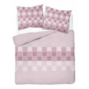 Pościel Flanelowa 220x200 Pastelowa Geometria 6046_B