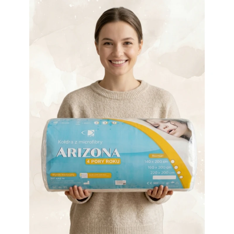 Kołdra Arizona 4 Pory Roku 140x200 Medyczna Antyalergiczna