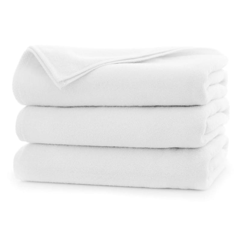 Ręcznik Hotelowy 500g/m² Biały Gładki 50x100