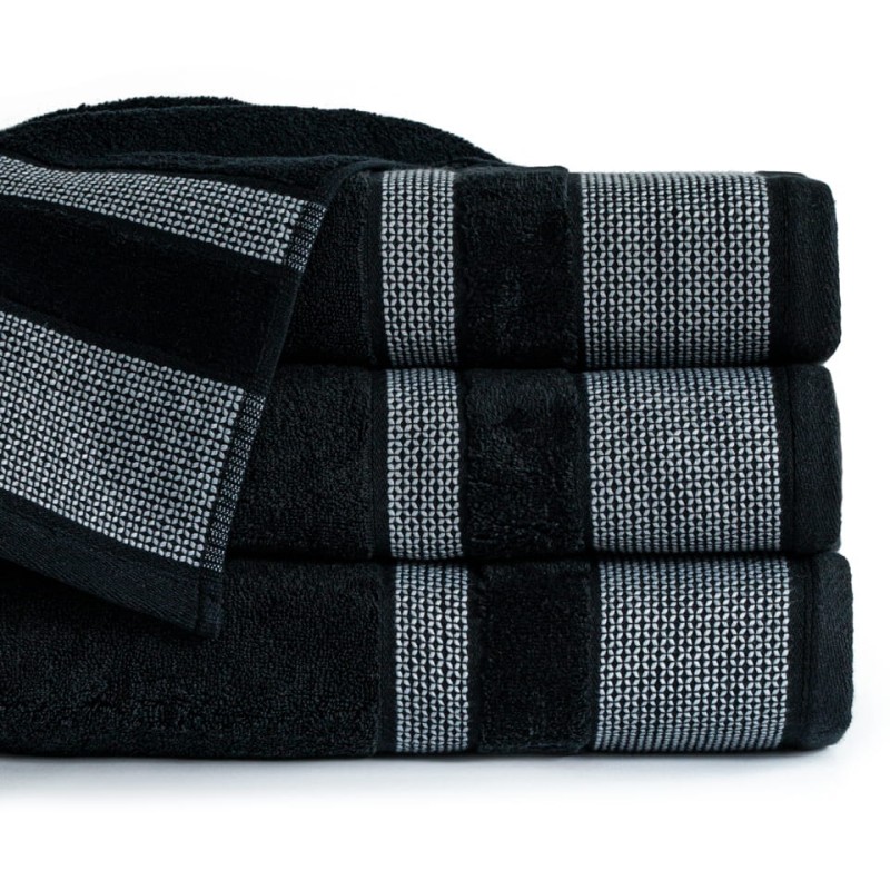 Ręcznik Carlo 70x140 Bawełna 550g/m² Czarny