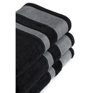 Ręcznik Carlo 70x140 Bawełna 550g/m² Czarny